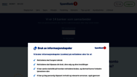 What Sparebank1.no website looked like in 2021 (3 years ago)