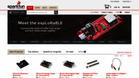 What Sparkfun.com website looked like in 2021 (3 years ago)