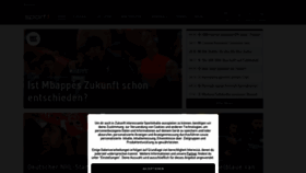 What Sport1.de website looked like in 2021 (3 years ago)
