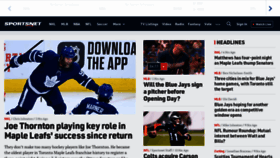 What Sportsnet.ca website looked like in 2021 (3 years ago)