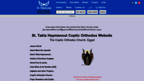 What St-takla.org website looked like in 2021 (3 years ago)