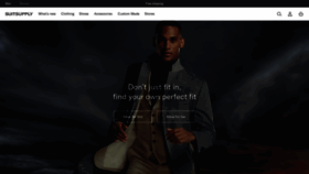 What Suitsupply.com website looked like in 2021 (3 years ago)