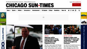 What Suntimes.com website looked like in 2021 (3 years ago)