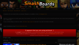 What Smashboards.com website looked like in 2021 (3 years ago)