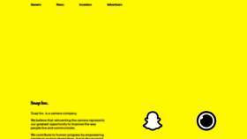 What Snap.com website looked like in 2021 (3 years ago)