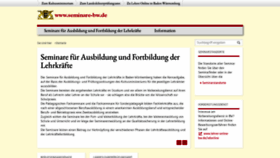 What Seminare-bw.de website looked like in 2021 (4 years ago)