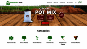 What Santhionlineplants.com website looked like in 2021 (3 years ago)