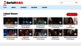 What Serialbaba.co website looked like in 2021 (5 years ago)