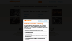 What Stayfriends.at website looked like in 2021 (5 years ago)