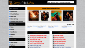 What Songsmp3.biz website looked like in 2021 (3 years ago)