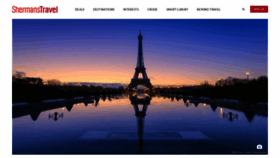 What Shermanstravel.com website looked like in 2021 (4 years ago)
