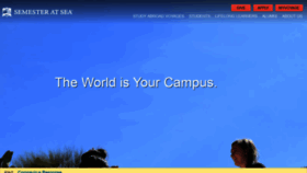 What Semesteratsea.com website looked like in 2021 (5 years ago)