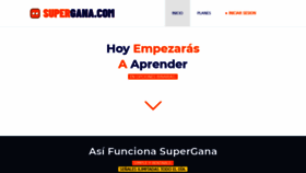What Supergana.com website looked like in 2021 (3 years ago)