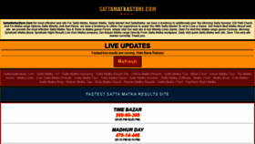 What Sattamatkastore.com website looked like in 2021 (3 years ago)