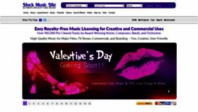 What Stockmusicsite.com website looked like in 2021 (3 years ago)