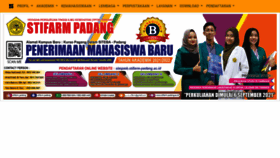 What Stifarm-padang.ac.id website looked like in 2021 (3 years ago)