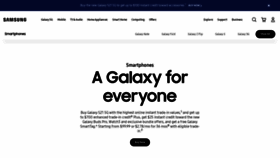 What Samsungmobile.com website looked like in 2021 (3 years ago)