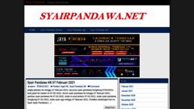 What Syairpandawa.net website looked like in 2021 (3 years ago)
