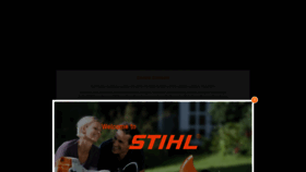 What Stihl.com website looked like in 2021 (3 years ago)