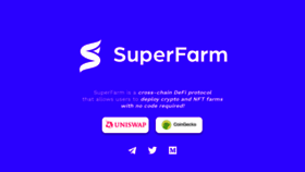 What Superfarm.com website looked like in 2021 (3 years ago)