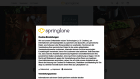 What Springlane.de website looked like in 2021 (3 years ago)