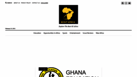 What Scoutafrica.net website looked like in 2021 (3 years ago)