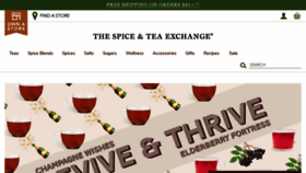 What Spiceandtea.com website looked like in 2021 (3 years ago)