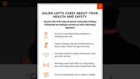 What Salonlofts.com website looked like in 2021 (3 years ago)