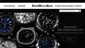 What Swisswatchexpo.com website looked like in 2021 (3 years ago)