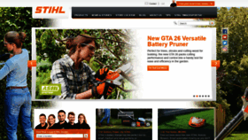 What Stihl.com.au website looked like in 2021 (3 years ago)
