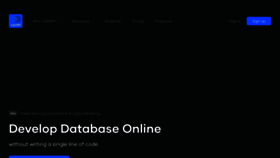 What Sqldbm.com website looked like in 2021 (3 years ago)