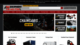 What Sleequipment.com website looked like in 2021 (3 years ago)