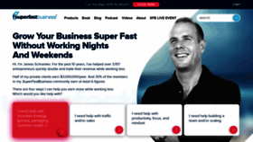 What Superfastbusiness.com website looked like in 2021 (3 years ago)
