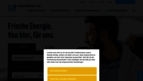 What Stadtwerke-kiel.de website looked like in 2021 (3 years ago)