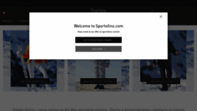 What Sportofino.com website looked like in 2021 (3 years ago)