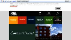 What Skelleftea.se website looked like in 2021 (3 years ago)