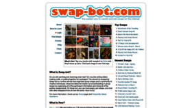 What Swap-bot.com website looked like in 2021 (3 years ago)