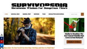 What Survivopedia.com website looked like in 2021 (3 years ago)
