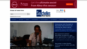 What Seychellesnewsagency.com website looked like in 2021 (3 years ago)
