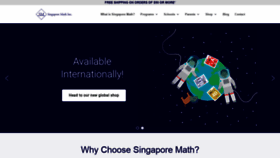 What Singaporemath.com website looked like in 2021 (3 years ago)