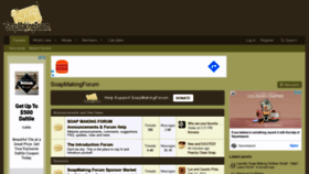 What Soapmakingforum.com website looked like in 2021 (3 years ago)