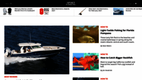 What Sportfishingmag.com website looked like in 2021 (3 years ago)