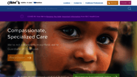 What Stlouischildrens.org website looked like in 2021 (3 years ago)