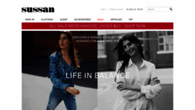 What Sussan.com.au website looked like in 2021 (3 years ago)