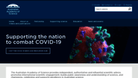 What Science.org.au website looked like in 2021 (3 years ago)