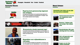 What Srnieuws.com website looked like in 2021 (3 years ago)