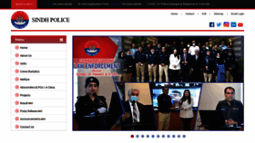 What Sindhpolice.gov.pk website looked like in 2021 (3 years ago)