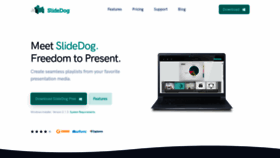 What Slidedog.com website looked like in 2021 (3 years ago)
