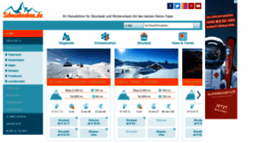 What Schneehoehen.de website looked like in 2021 (3 years ago)