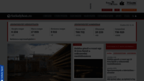 What Szekelyhon.ro website looked like in 2021 (3 years ago)